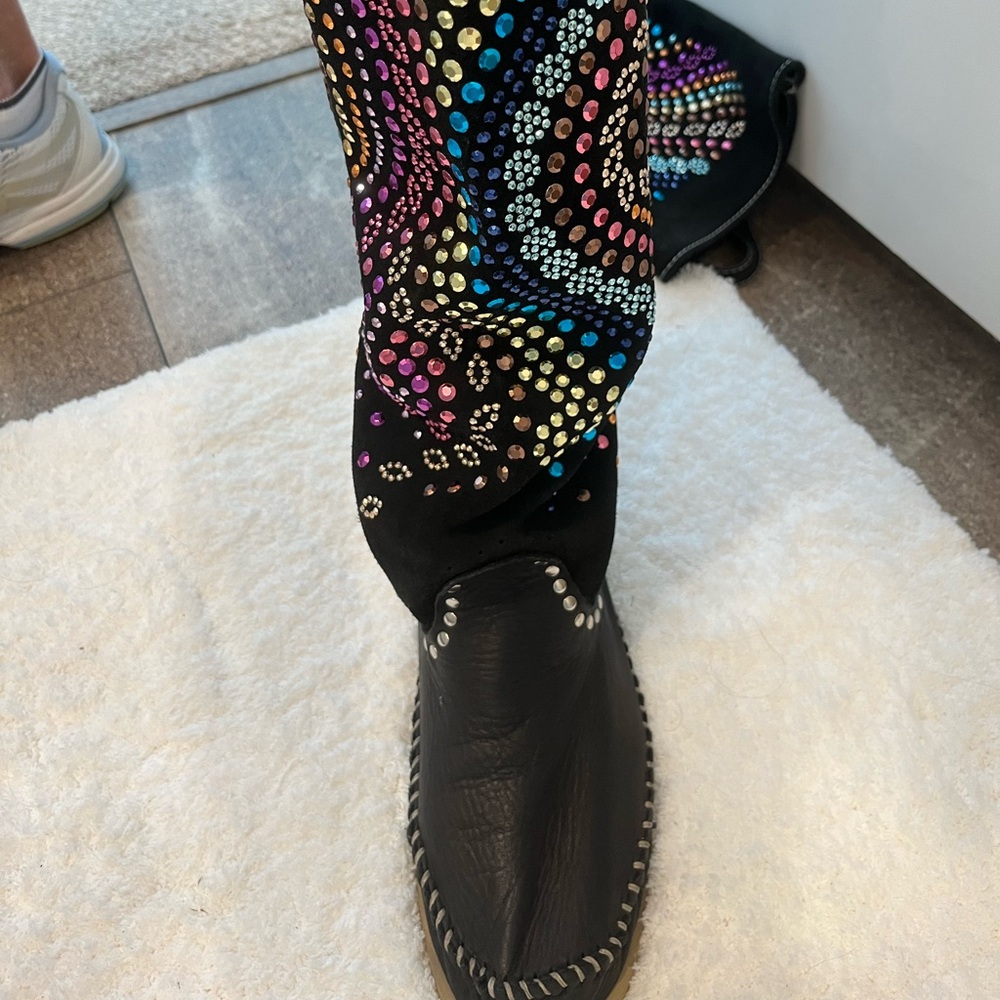 Designer (European) Leather Hector Boot/Moccasin